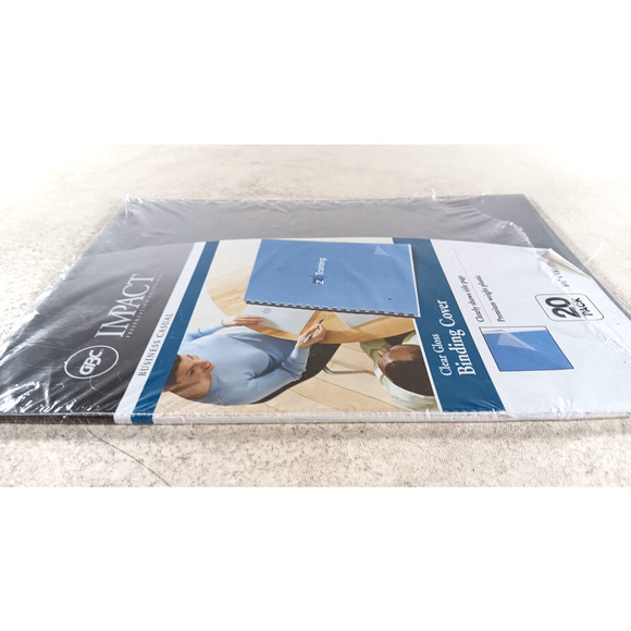 Swingline GBC Clear View Presentation Covers Pre-Punched for ProClick 32 Hole - Picture 3 of 3